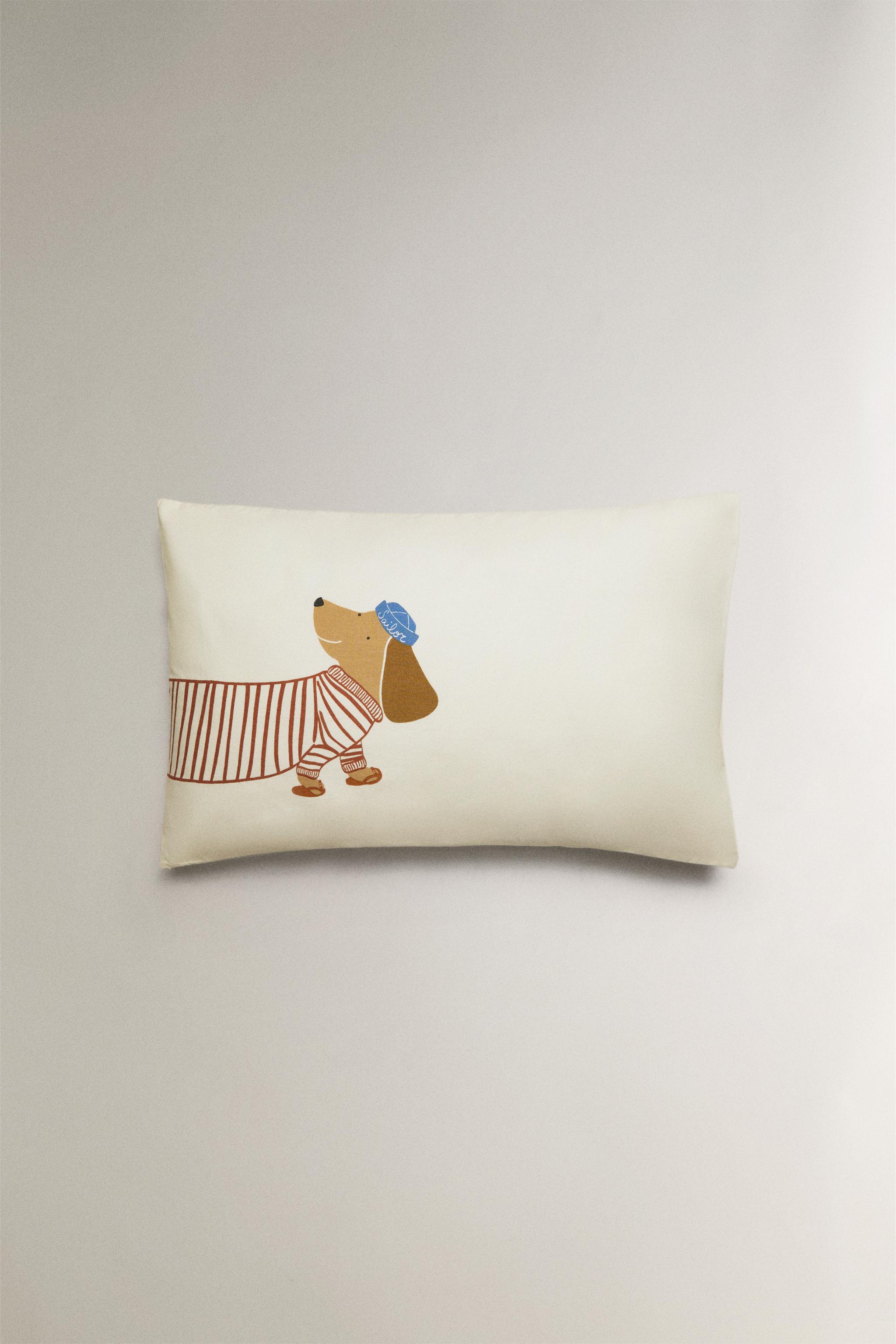 TAIE D’OREILLER LIT BÉBÉ CHIEN